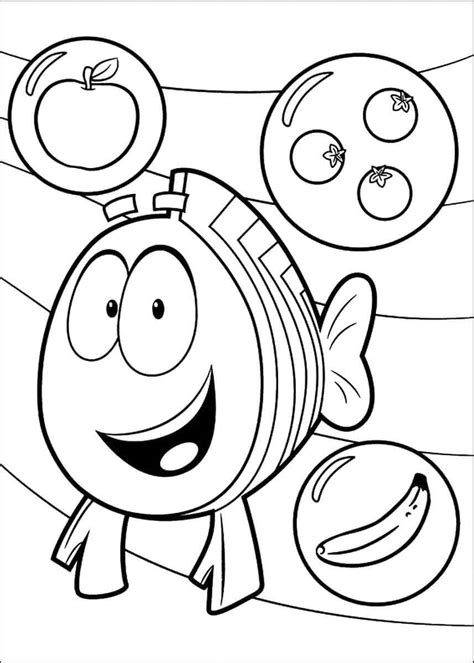 25 Free Printable Bubble Guppies Coloring Pages