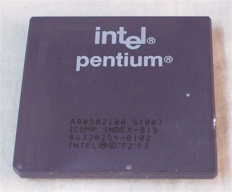 Procesador Intel Pentium 100 Mhz A80502100 Procesadores