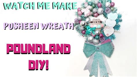 Watch Me Make Pusheen Wreath Poundland Wreath Make Over Youtube