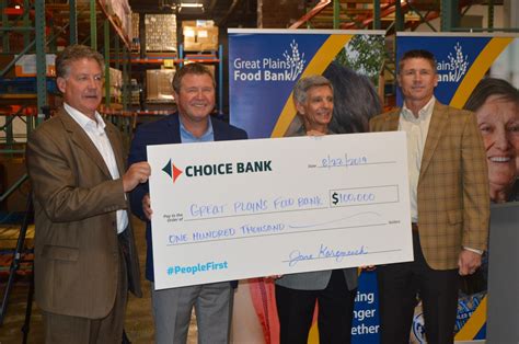 Great plains food bank, fargo, nd. Choice commits support to food bank | BankBeat