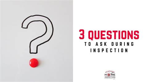 Video 3 Questions To Ask During Inspection Fun Questions To Ask