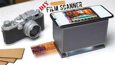 Diy Cardboard Smartphone Film Scanner V2 Youtube