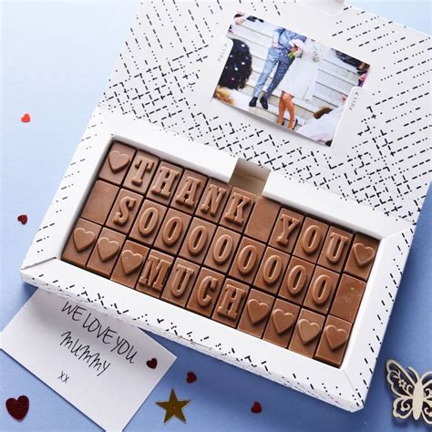 Special gifts to say thank you. Thank You Chocolates By Morse Toad | notonthehighstreet.com