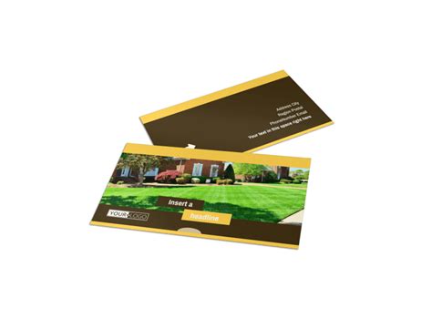 Lawn / landscaping service business card. Lawn Care Business Card Template | MyCreativeShop