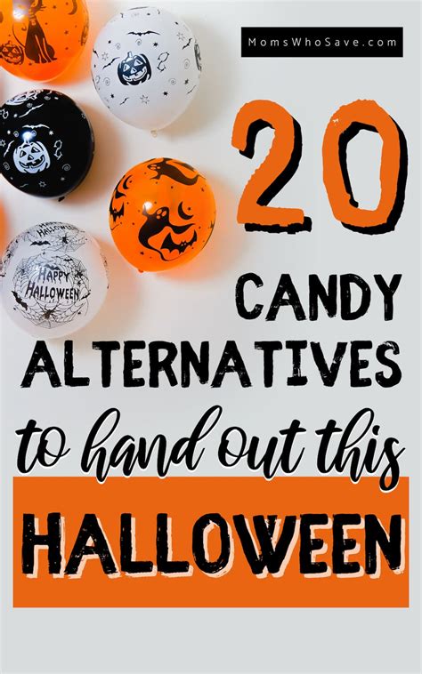 20 Fun Alternatives To Candy For Halloween Trick Or Treaters