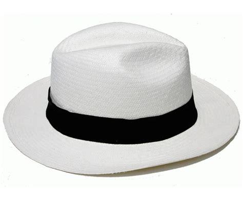 Ecuadorian Toquilla سترو قبعة بنما قبعة ، الأصلي أصيلة بيضاء اللون