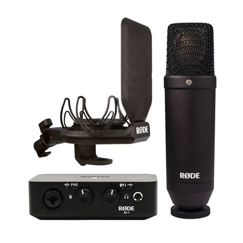 Rode Ai 1 Complete Studio Kit Bundle With Rode Nt1 At Gear4music