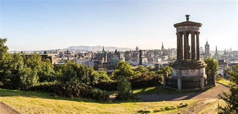 Edinburgh Castle From Calton Hill Stock Photo Image Of Travel