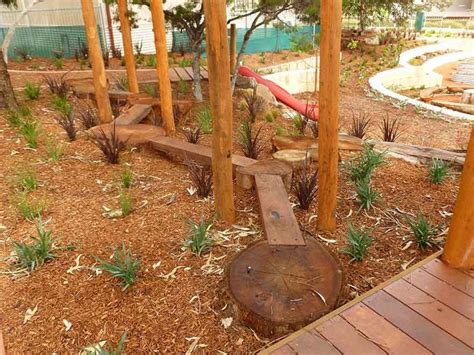 Best material for a playground border. Image result for diy playground edging bench | Natural playground, Diy garden projects, Diy garden