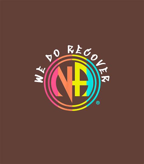 We Do Recover Logo Narcotics Anonymous Na Aa Digital Art By Danish
