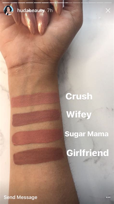 Huda Beauty Swatched Her Upcoming Liquid Lipstick Collection And You