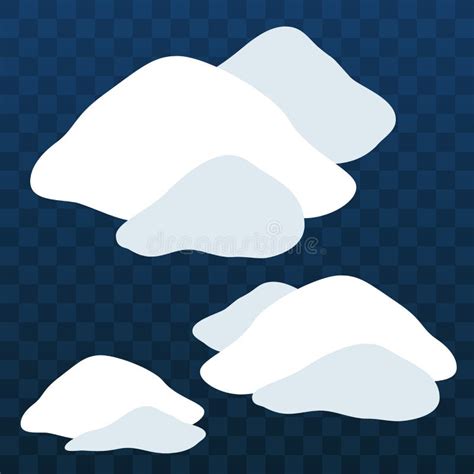 Snow Piles Clipart