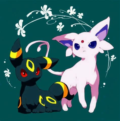1000 Images About Umbreon X Espeon On Pinterest Artworks Kawaii And
