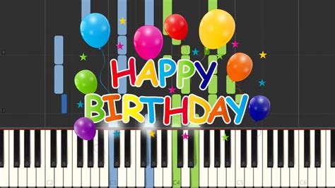 Happy Birthday To You Piano Tutorial Free Sheet Music By Pianotte