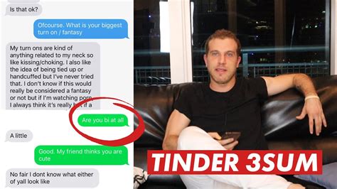 How To Have A Threesome Just Using Tinder Personal Example With