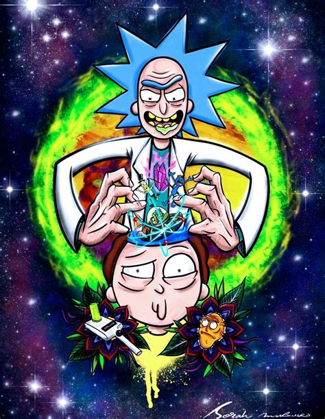 Its Better Than Tinder Rick And Morty Tattoo Rick And Morty Poster