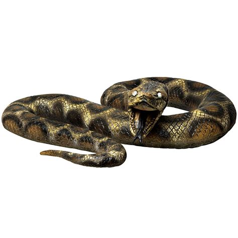 Giant 87 Lifelike Foam Filled Latex Rubber Anaconda Snake