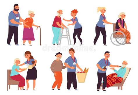 Elderly Care Stock Illustrations - 17,914 Elderly Care Stock ...