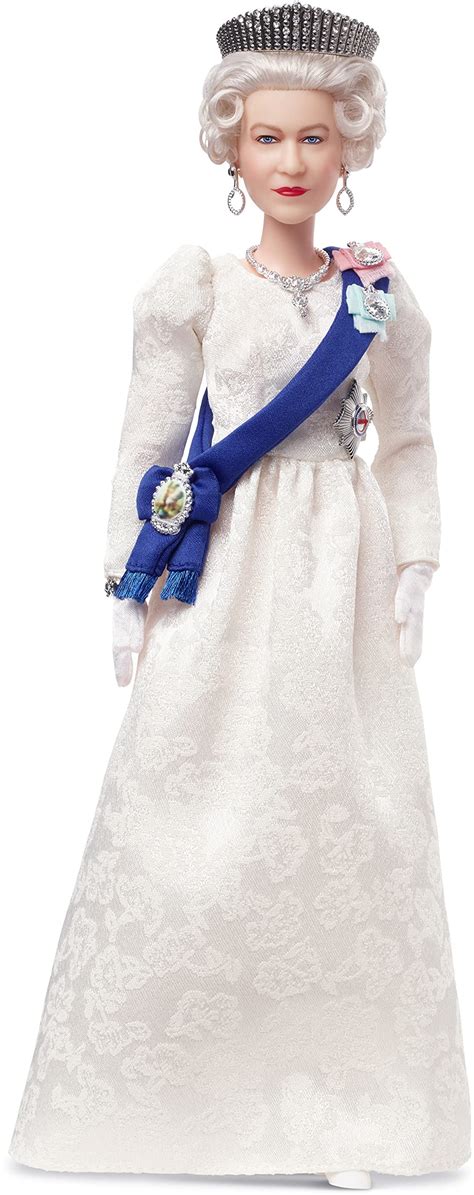 Barbie Signature Queen Elizabeth Ii Platinum Jubilee Doll Wearing Ivory