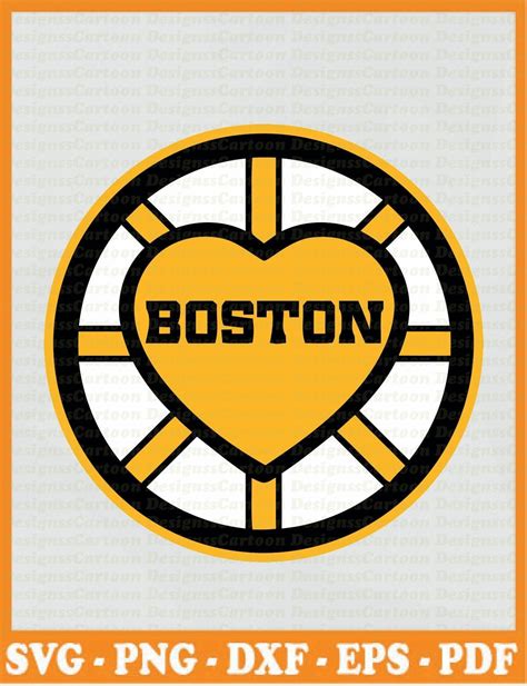 Boston Bruins Nhl Svg 04 Svg Dxf Cricut Silhouette Cut Etsy