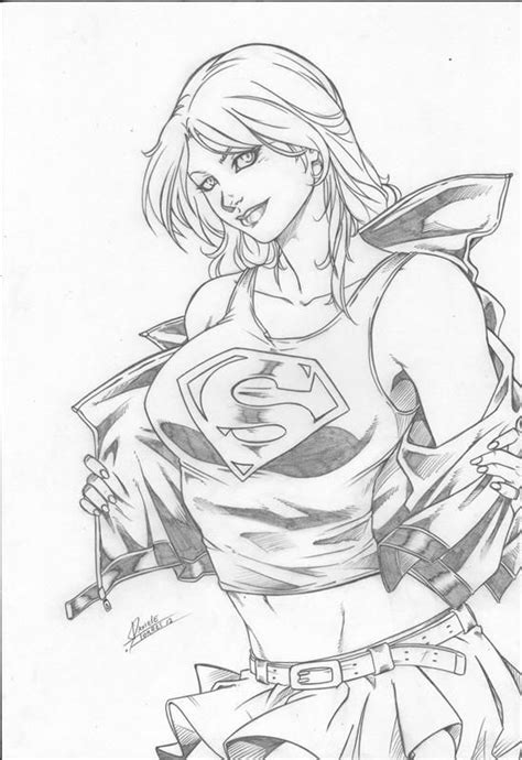 Supergirl By Dannith On Deviantart Comic Artist Supergirl Art