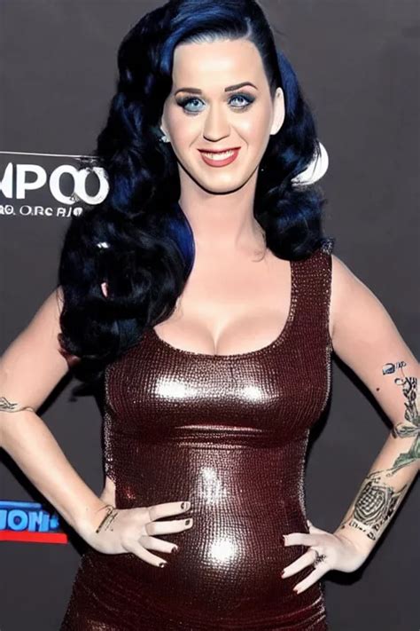 Katy Perry Pregnant As Black Widow In The Avengers Stable Diffusion