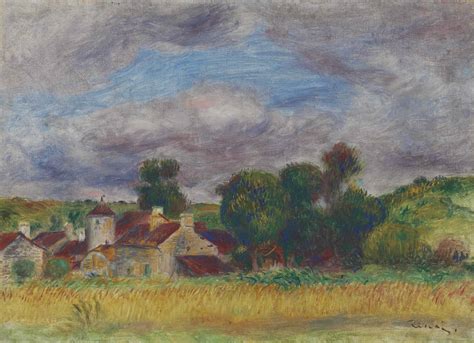 Pierre Auguste Renoir 1841 1919 Paysage De Bretagne Christies