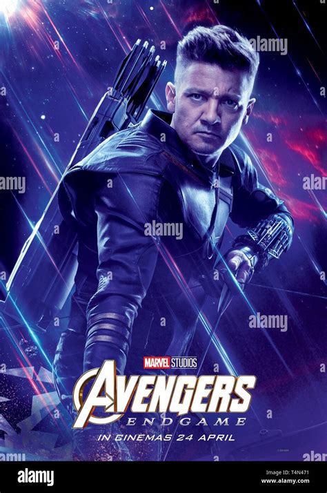 Avengers Endgame Aka Avengers 4 Character Poster Jeremy Renner As