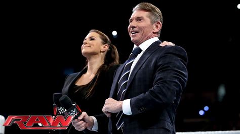 Mr Mcmahon And Stephanie Mcmahon Address The Wwe Roster Raw January 11 2016 Youtube