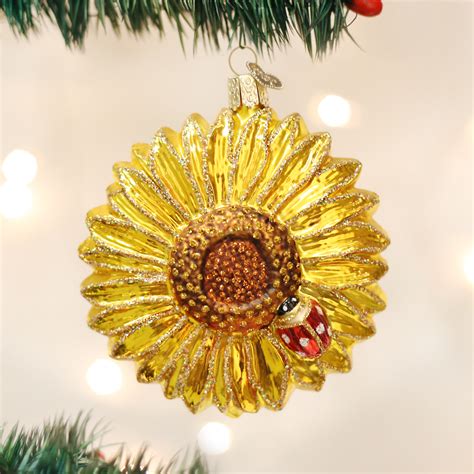 Sunflower Christmas Tree Themes Old World Christmas Ornaments