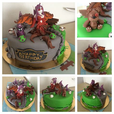 I love making kids cakes and toppers but i was a little apprehensive about this one because of the hair! Gateau speculoos League of legends LoL League of legends ...