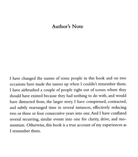 How To Write An Authors Note