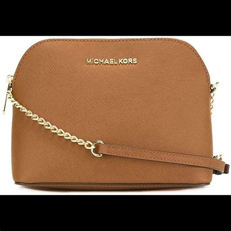 Michael Kors Cindy Dome Cross Body Bag Leather Handbags Crossbody