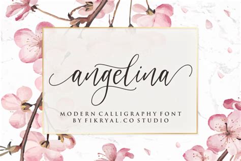 Angelina Calligraphy Script Font
