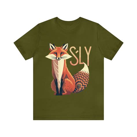 Retro Style Sly Fox Bushy Tail Vintage T Shirt Casual Top Unisex Jersey