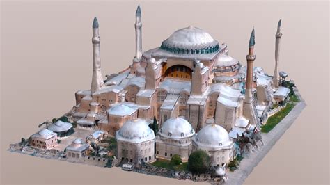 Hagia Sophia Buy Royalty Free 3d Model By Théo Derory Theoderory