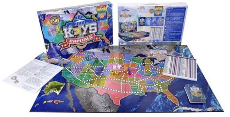Keys To Capitals Board Game Helping Kids Kids Entertainment Ty Toys