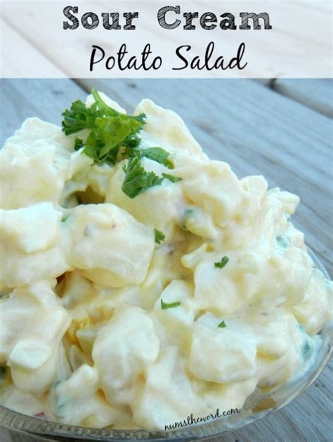 Sour Cream Potato Salad Nums The Word
