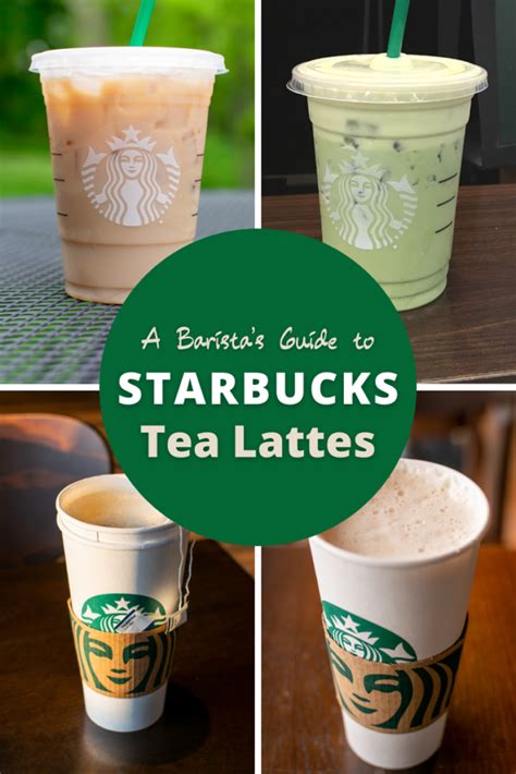 a barista s guide to starbucks tea latte menu sweet steep