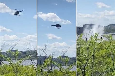 Video Shows Moment Helicopter Went Into Hudson River