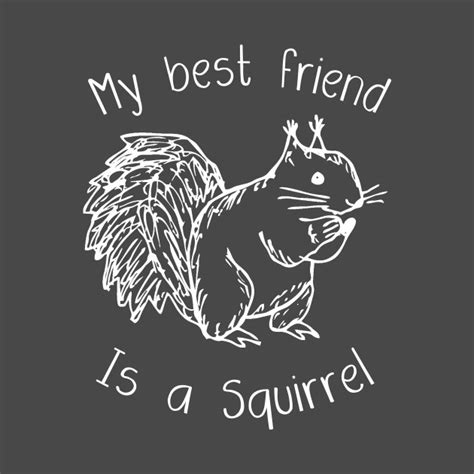 My Best Friend Is A Squirrel T Shirt Squirrel T Shirt Teepublic