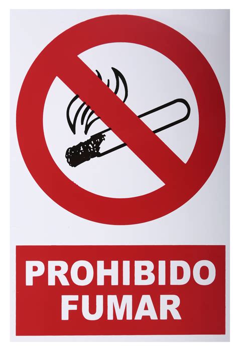 cartel prohibido fumar 34x23cm leroy merlin