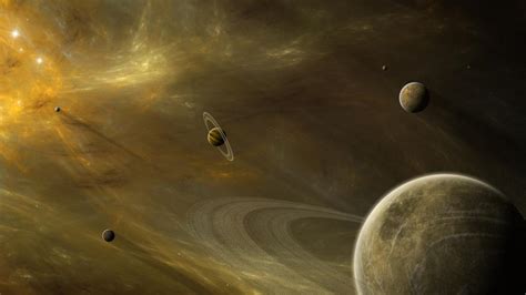 Planets In The Universe Fantasy Space Art Backiee