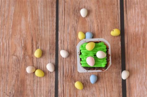 Camping party guests will love this outdoor adventure hunt idea, and you'll love how easy it is to execute with a printable scavenger hunt list you can print directly on a brown paper sack that in which they can also store all of their hunt items. Easter Egg Hunt Layered Pudding Dessert : Easy Easter Dessert Egg Hunt Snack Pack Pudding Cups ...