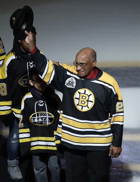 Willie Oree First Black Player In Nhl Honored At Hall Of Fame Wbur