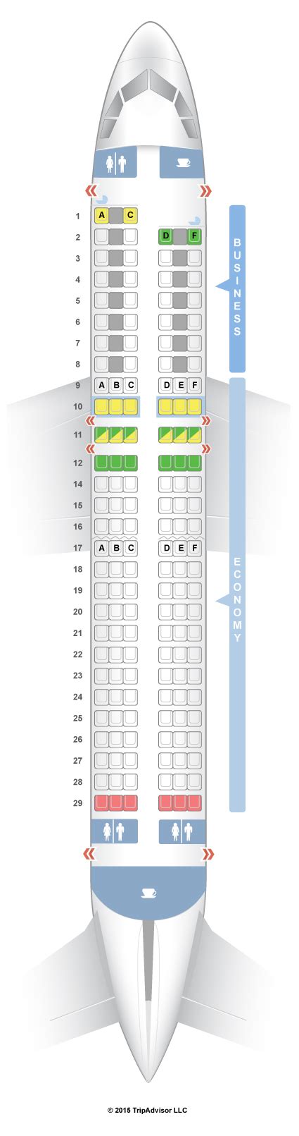 Seatguru Seat Map Air France Airbus A320 320 Europe V1