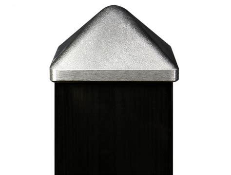 Pyra anvendes som afslutning på firkantede. Kokille Quickcap Aluminum Pyramid Post Cap