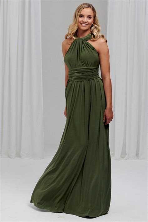 Our Luxury Olive Green Multiway Bridesmaid Dress Is The Perfect