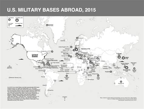 Maps Of U S Military Bases Abroad From Base Nation