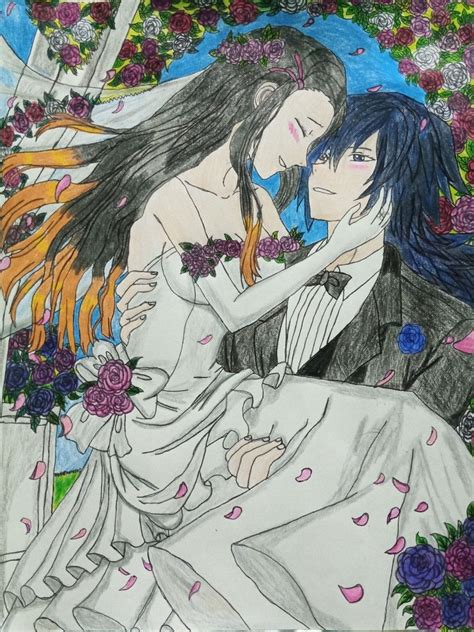 💜 Giyuxnezuko Imagenes La Boda De Giyu Y Nezuko Parejas Románticas De